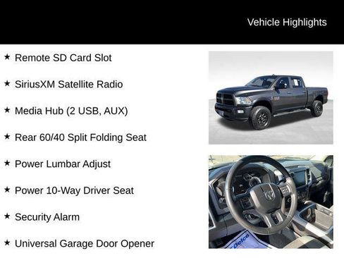 Certified 2016 RAM 2500 Outdoorsman AWD/4WD image 17