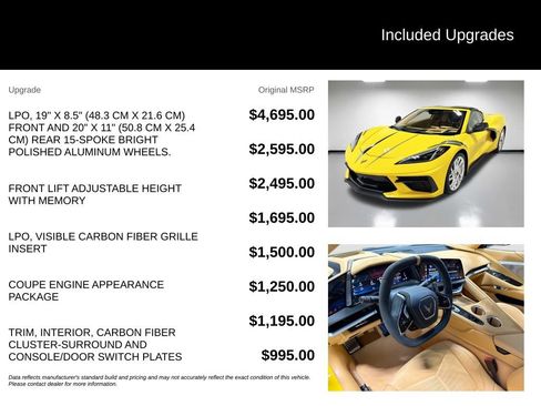 Used 2026 Chevrolet Corvette Stingray Premium Cpe RWD image 7