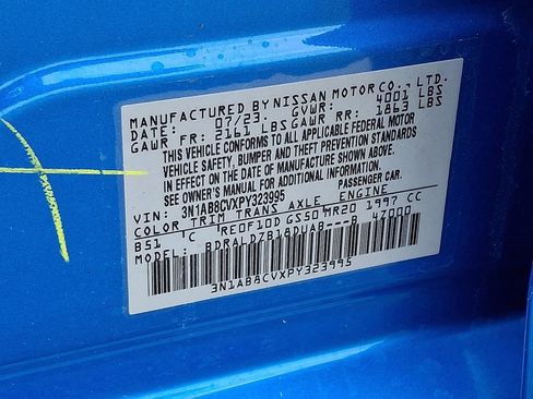 Certified 2023 Nissan Sentra SV w/ SV Premium Package FWD image 27