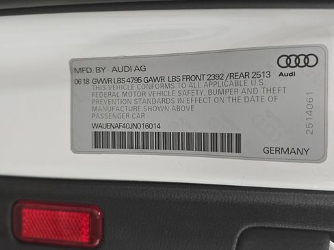 Used 2018 Audi A4 2.0T Premium Plus w/ Premium Plus Package AWD/4WD image 32