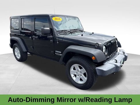 Used 2018 Jeep Wrangler Unlimited Sport S AWD/4WD image 9