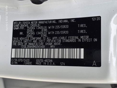 Used 2021 Toyota Highlander XSE FWD image 35
