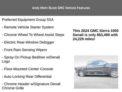 Used 2024 GMC Sierra 1500 Denali w/ Technology Package AWD/4WD image 12