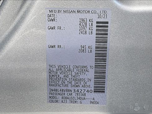 Certified 2024 Nissan Altima 2.5 S FWD image 34