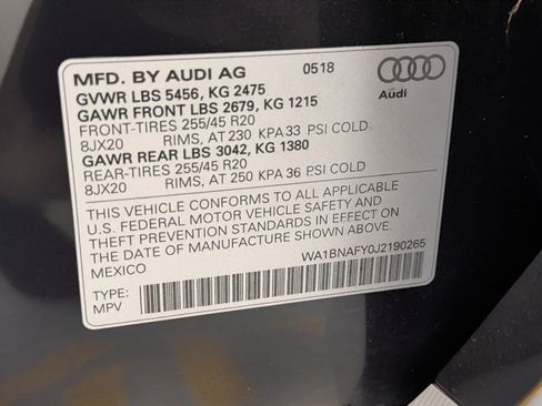 Used 2018 Audi Q5 2.0T Premium Plus w/ Premium Plus Package AWD/4WD image 26