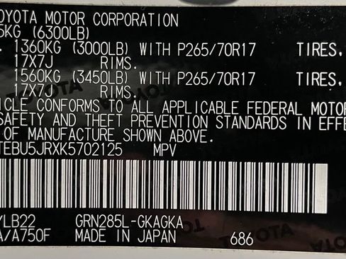 Used 2019 Toyota 4Runner SR5 Premium AWD/4WD image 61