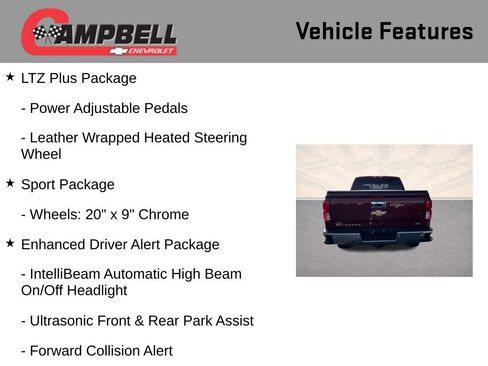 Used 2016 Chevrolet Silverado 1500 LTZ w/ Sport Package image 31