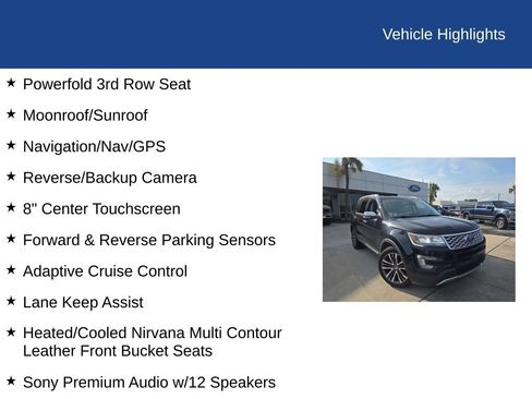 Used 2017 Ford Explorer Platinum AWD/4WD image 8