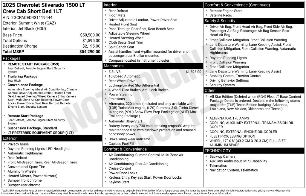 Used 2025 Chevrolet Silverado 1500 LT RWD image 6