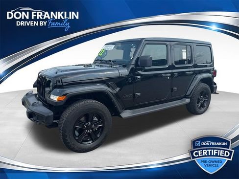Used 2022 Jeep Wrangler Unlimited Sahara AWD/4WD image 1