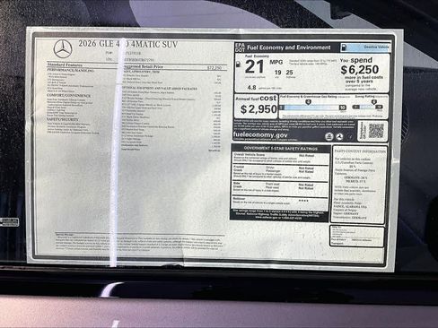 New 2026 Mercedes-Benz GLE 450 4MATIC image 18