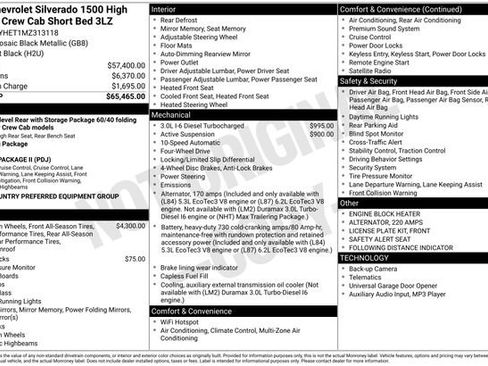 Used 2021 Chevrolet Silverado 1500 High Country image 7