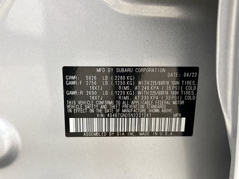 Used 2022 Subaru Outback Limited XT AWD/4WD image 27