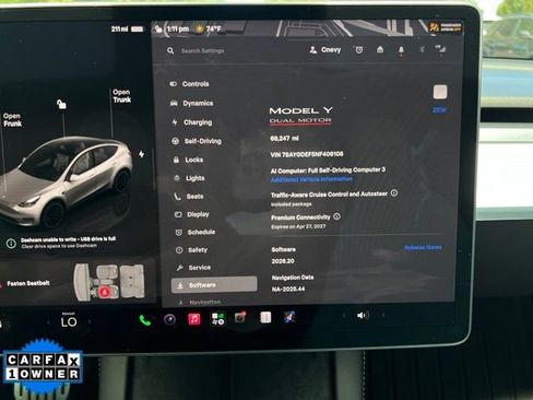 Used 2022 Tesla Model Y Performance AWD/4WD image 2