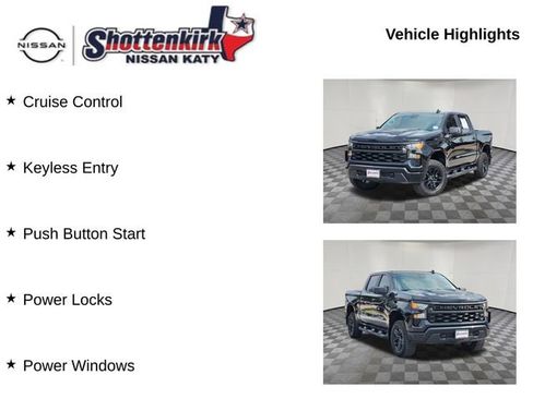 Used 2025 Chevrolet Silverado 1500 Custom Trail Boss w/ Midnight Edition AWD/4WD image 19