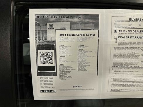 Used 2014 Toyota Corolla LE image 12