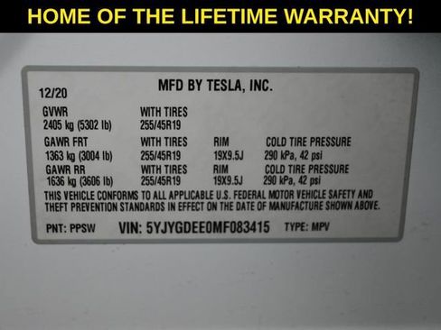 Used 2021 Tesla Model Y Long Range AWD/4WD image 61