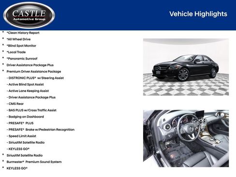 Used 2018 Mercedes-Benz C 300 4MATIC Sedan image 3