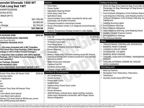 New 2026 Chevrolet Silverado 1500 W/T w/ WT Value Package AWD/4WD image 2