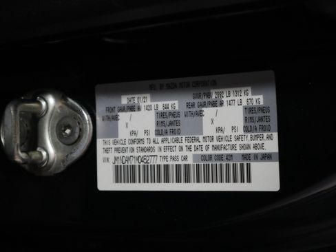 Certified 2021 MAZDA MX-5 Miata RF Grand Touring RWD image 32