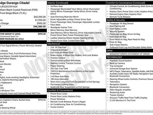 Used 2014 Dodge Durango Citadel w/ Trailer Tow Group IV AWD/4WD image 15