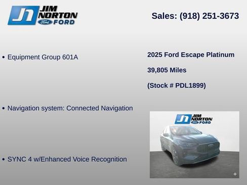 Used 2025 Ford Escape Platinum AWD/4WD image 8