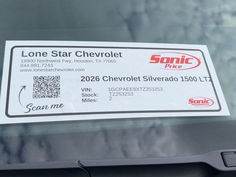 Certified 2026 Chevrolet Silverado 1500 LTZ w/ Technology Package RWD image 32