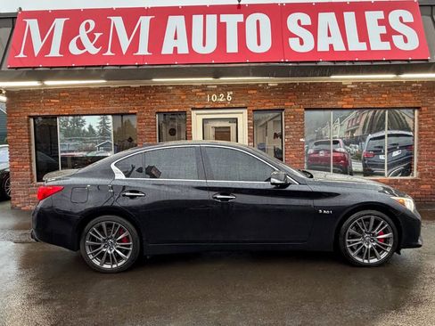 Used 2017 INFINITI Q50 Red Sport 400 image 2