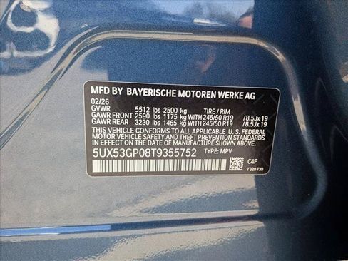 Certified 2026 BMW X3 xDrive30i w/ M Sport Package AWD/4WD image 19