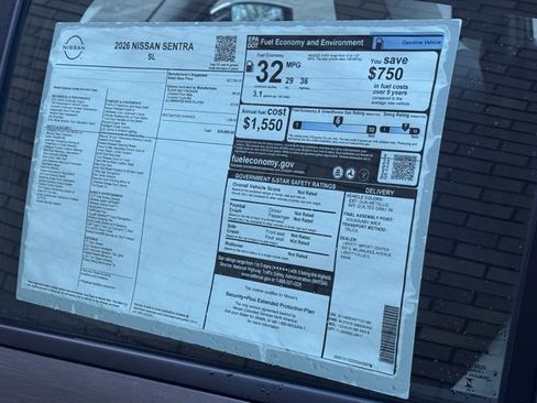New 2026 Nissan Sentra SL w/ Floor Mat Package FWD image 26