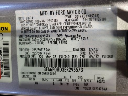 Used 2014 Ford Fusion SE FWD image 33