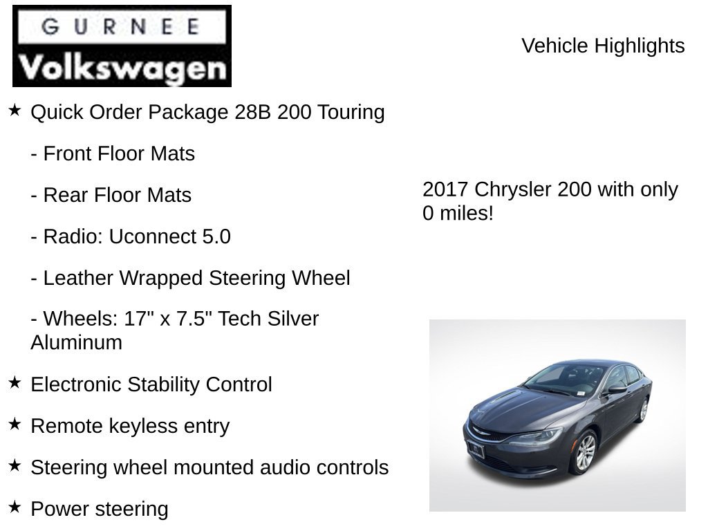 Used 2017 Chrysler 200 LX FWD image 7