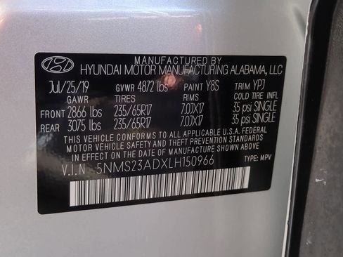 Used 2020 Hyundai Santa Fe SE image 35
