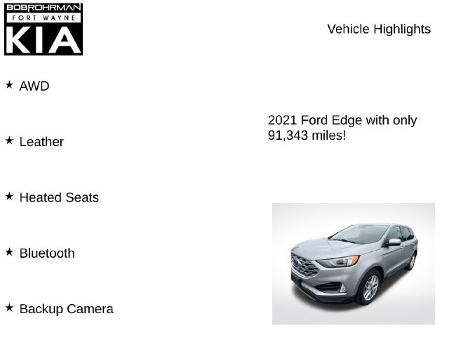 Used 2021 Ford Edge SEL AWD/4WD image 7