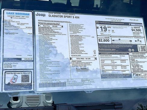 New 2026 Jeep Gladiator Sport AWD/4WD image 32