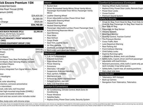 Used 2015 Buick Encore Premium w/ Experience Buick Package image 7