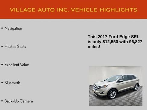 Used 2017 Ford Edge SEL w/ Utility Package FWD image 14