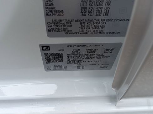 New 2026 Chevrolet Silverado 2500 W/T w/ WT Convenience Package image 13