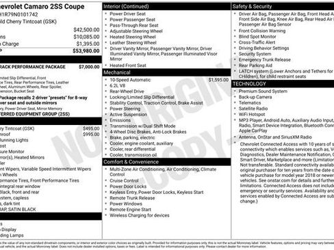 Used 2022 Chevrolet Camaro SS RWD image 24