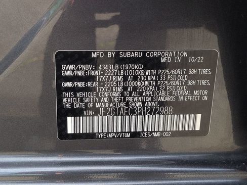 Used 2023 Subaru Crosstrek 2.0i Premium AWD/4WD image 32