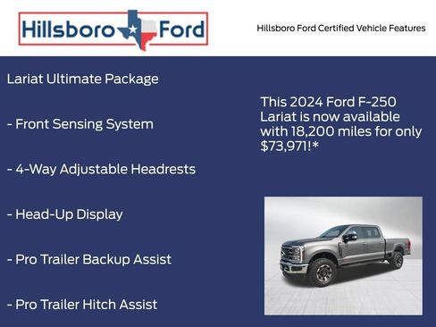 Certified 2024 Ford F250 Lariat w/ Lariat Ultimate Package AWD/4WD image 17