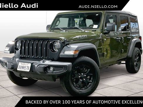 Used 2021 Jeep Wrangler Unlimited Sport image 1