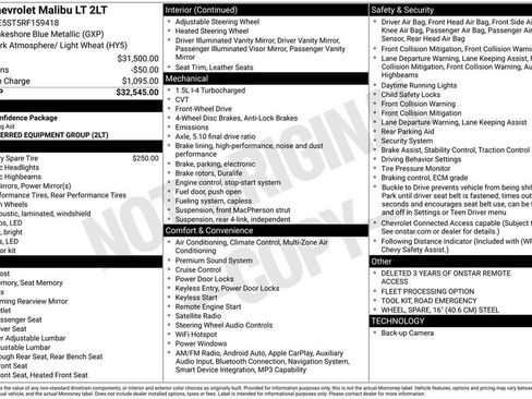 Used 2024 Chevrolet Malibu LT FWD image 36