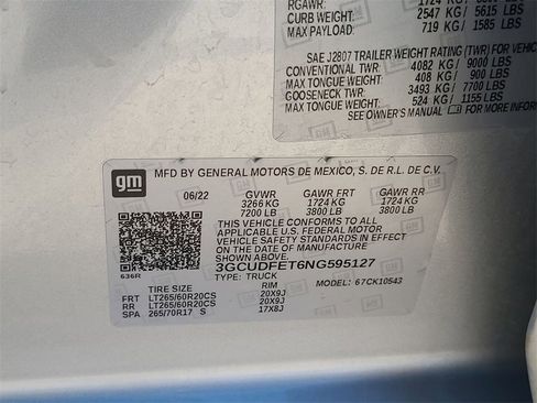 Certified 2022 Chevrolet Silverado 1500 LT Trail Boss w/ Convenience Package II image 35