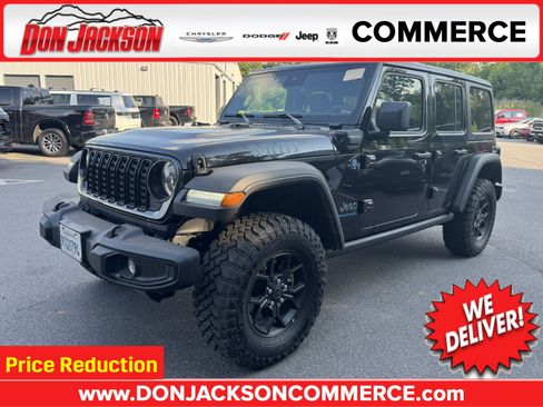 Used 2025 Jeep Wrangler Unlimited Sport S 4xe AWD/4WD image 1