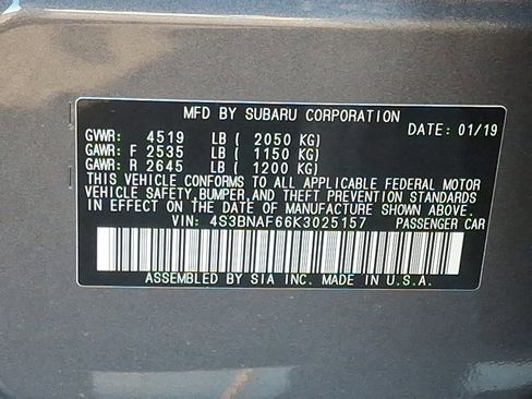 Used 2019 Subaru Legacy 2.5i Premium image 26