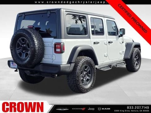 Certified 2021 Jeep Wrangler Unlimited Sport image 7