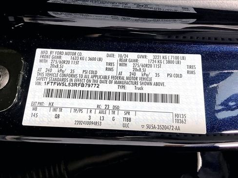 Used 2024 Ford F150 Lariat w/ Bed Utility Package AWD/4WD image 31