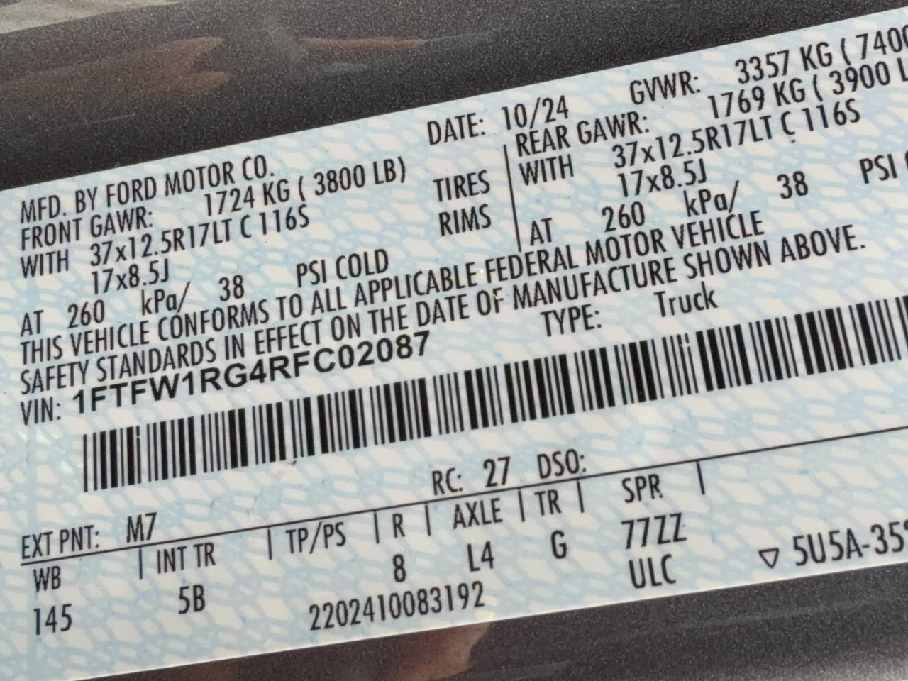 Used 2024 Ford F150 Raptor AWD/4WD image 32