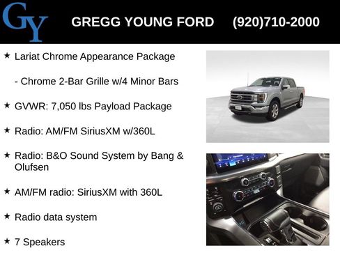 Used 2022 Ford F150 Lariat w/ Equipment Group 502A High AWD/4WD image 30